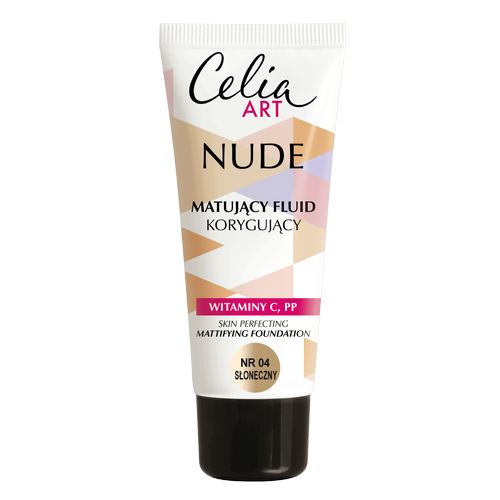 Celia Art Nude skin perfecting mattifying foundation 04 Sunny