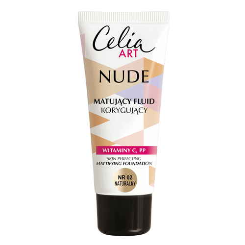 Celia Art Nude skin perfecting mattifying foundation 02 Natural