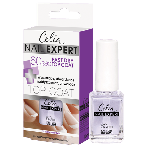Celia Nail Expert Top Coat for nails 60 SEC 