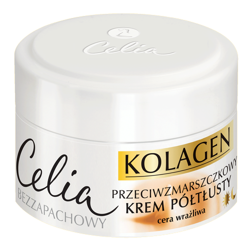Celia Collagen anti-wrinkle semi-rich cream with goat's milk