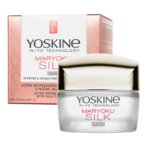 Yoskine Maryoku Silk Day Cream, Wrinkle filler with silk threads