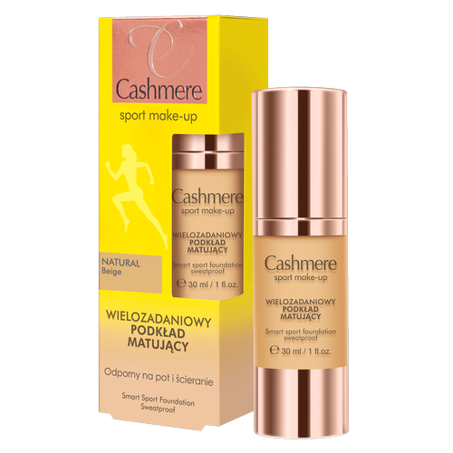 Cashmere Sport make-up Multipurpose mattifying foundation natural beige